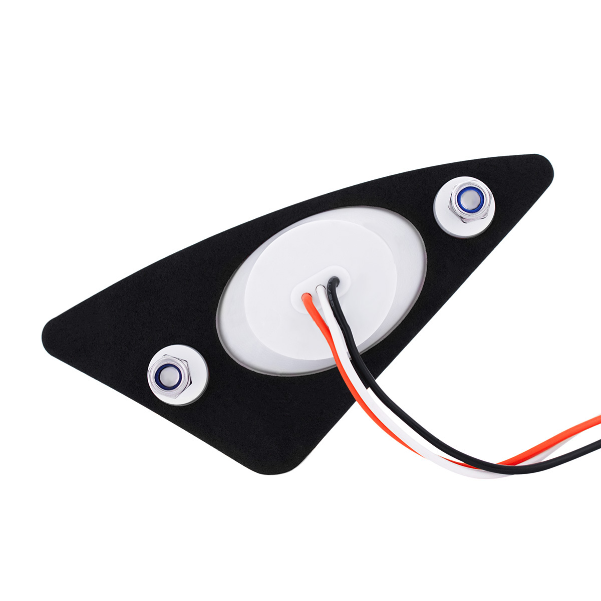 9 LED Competition Series Fender Light For 2007-2017 Kenworth T660 (Passenger) -Amber LED/Clear Lens - Thumbnail 7