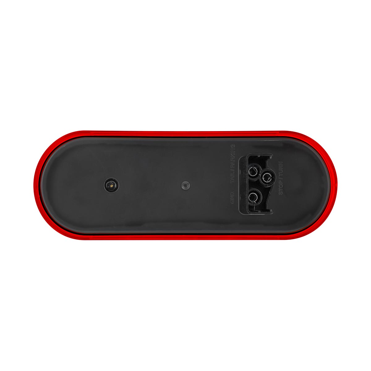 3 LED 6" Oval Light (Stop, Turn, & Tail)- Red LED/Red Lens - Thumbnail 8