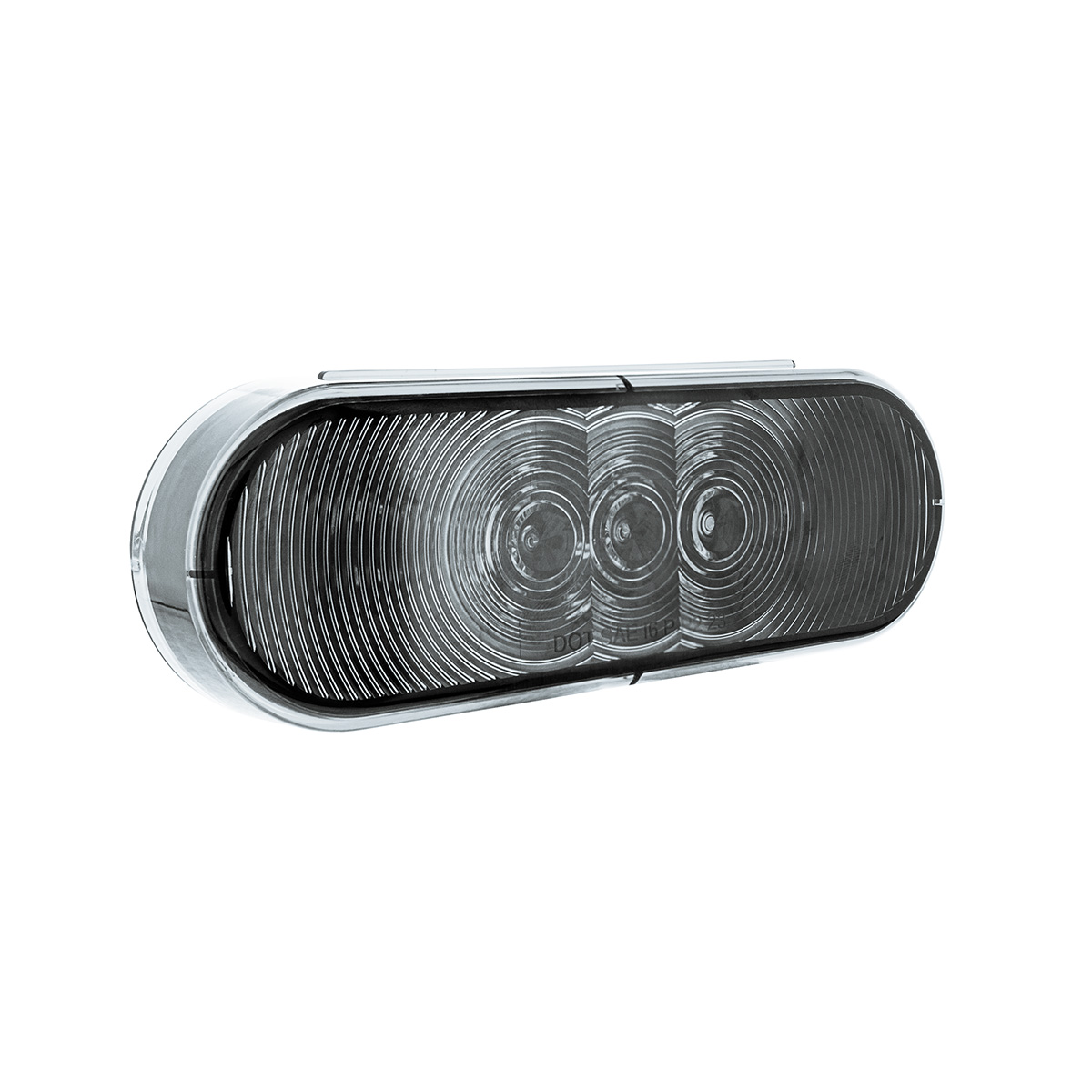 6 LED 6" Oval Light (Back-Up)-White LED/Clear Lens - Thumbnail 6