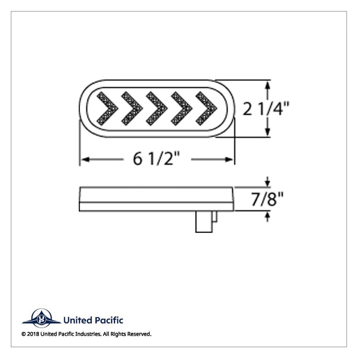 35 LED 6" Oval Sequential Turn Signal Light - Amber LED/Amber Lens - Thumbnail 10