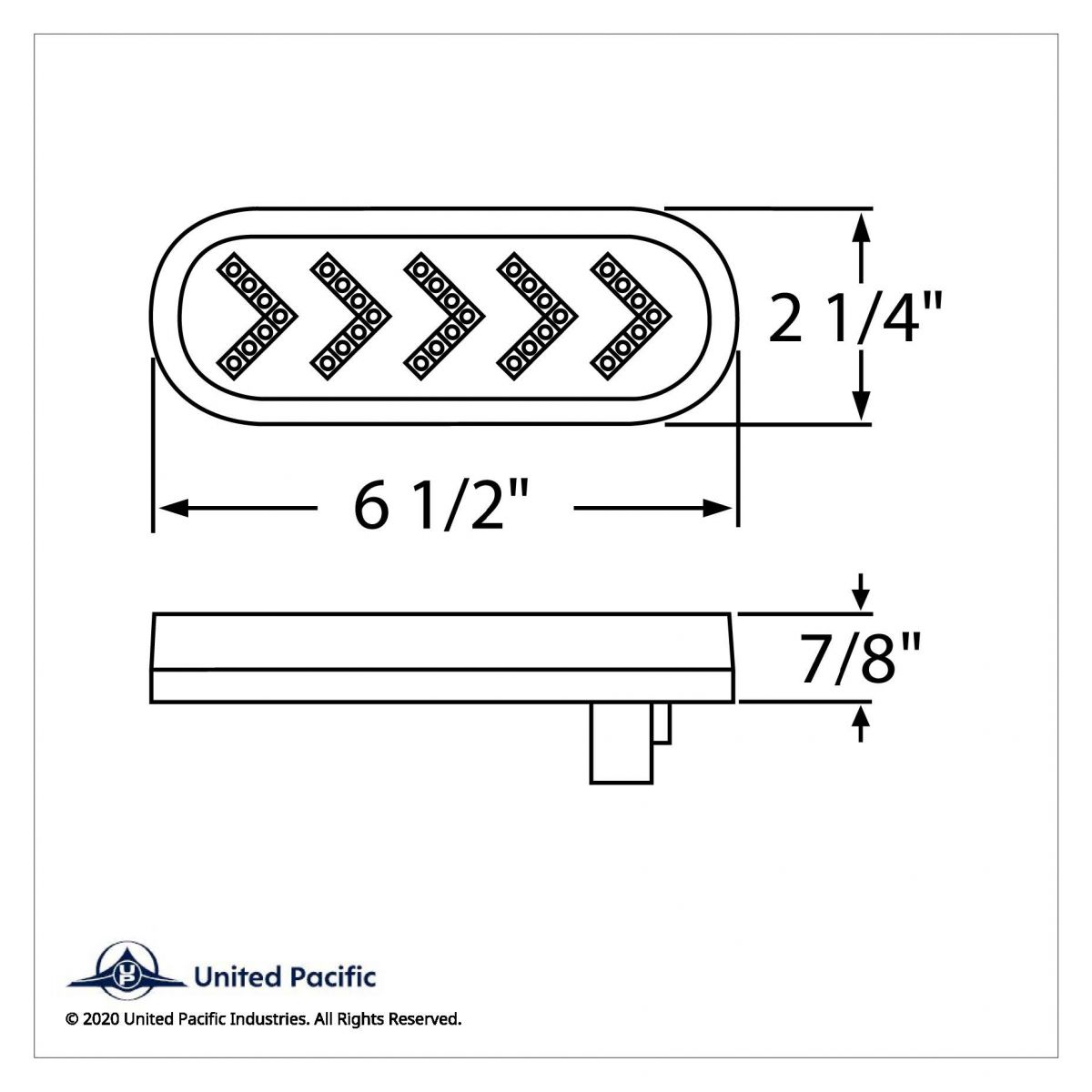 35 LED 6" Oval Sequential Light (Turn Signal)- Amber LED/Amber Lens (Bulk) - Thumbnail 10