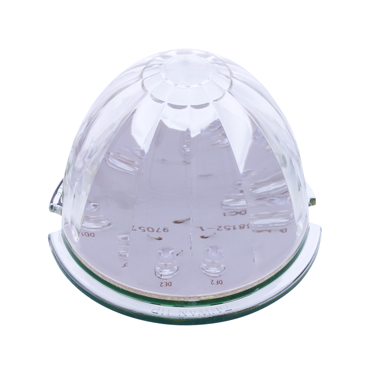 17 LED Watermelon Cab Light - Amber LED/Clear Lens (Bulk) - Thumbnail 2