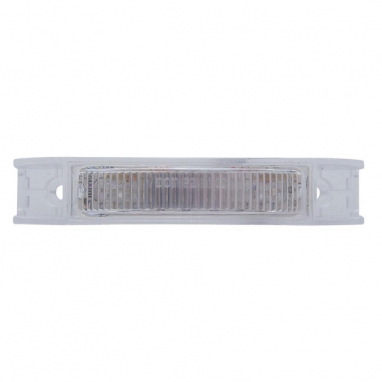 7 LED Rectangular Light (Clearance/Marker) - Amber LED/Clear Lens