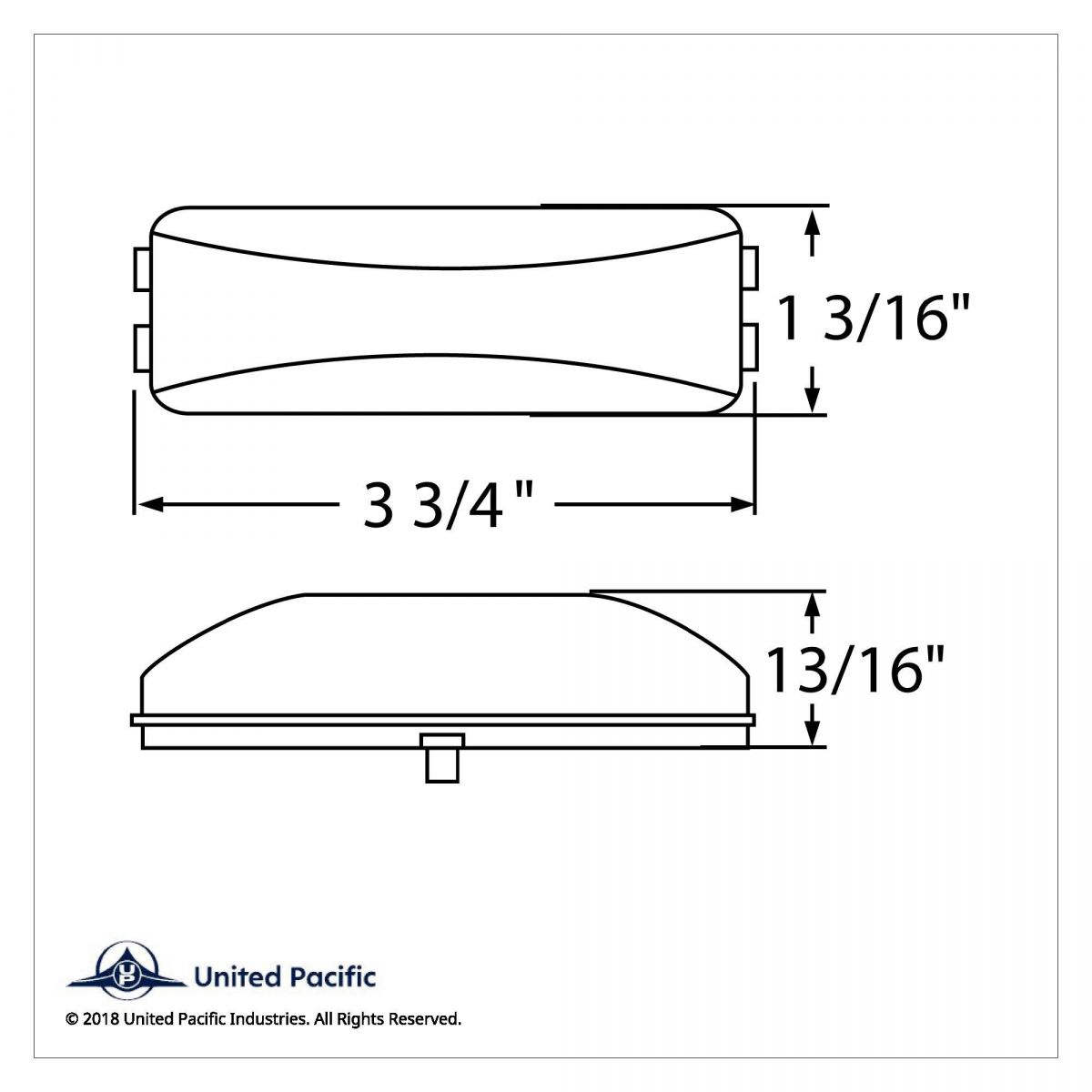 12 LED Rectangular Light Kit (Clearance/Marker) - Red LED/Red Lens (Bulk) - Thumbnail 4