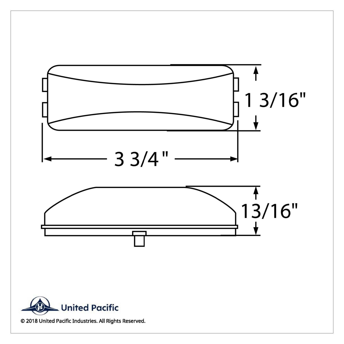 12 LED Rectangular Light Kit (Clearance/Marker) - Red LED/Red Lens (Bulk) - Thumbnail 5