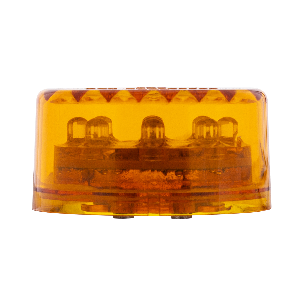 9 LED 2" Round Light (Clearance/Marker) - Amber LED/Amber Lens (Bulk) - Thumbnail 4