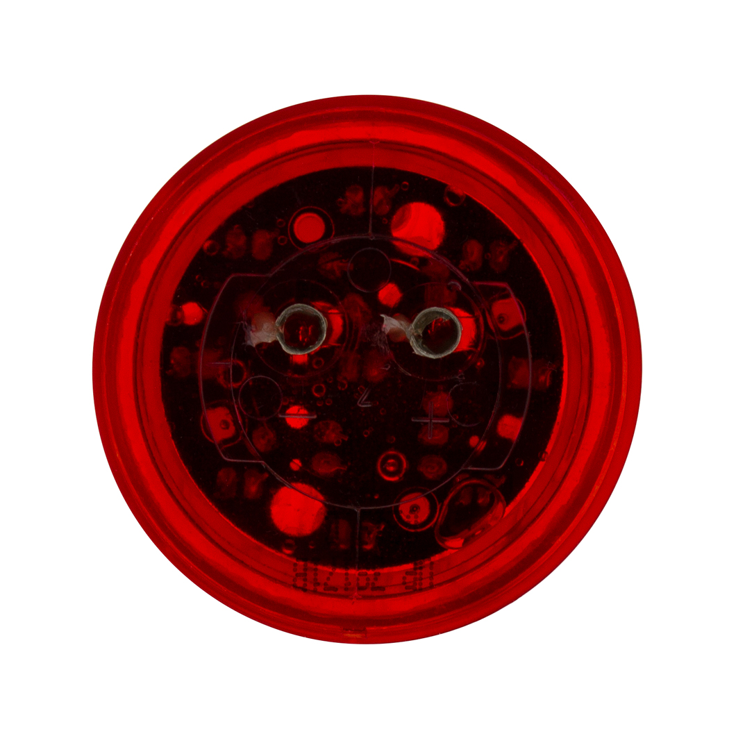 9 LED 2" Round Light (Clearance/Marker) - Red LED/Red Lens (Bulk) - Thumbnail 5