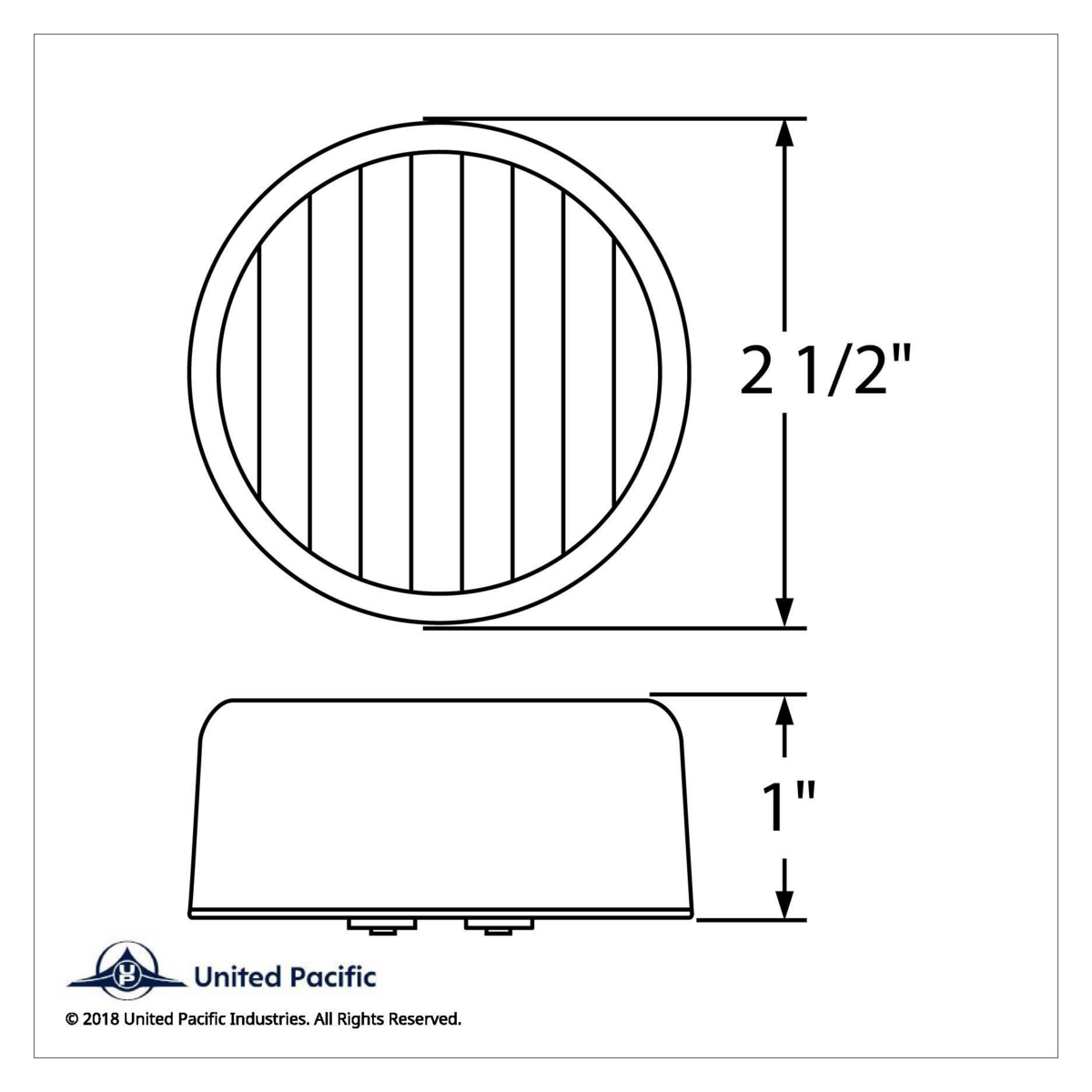 13 LED 2.5" Round Light Kit (Clearance/Marker) - Amber LED/Amber Lens - Thumbnail 6