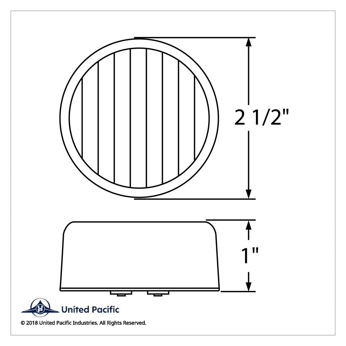 13 LED 2.5" Round Light Kit (Clearance/Marker) - Red LED/Red Lens - Thumbnail 5