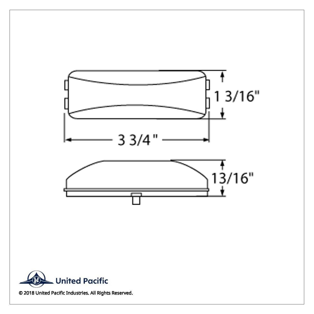 12 LED Rectangular Light (Clearance/Marker) - Amber LED/Clear Lens - Thumbnail 6