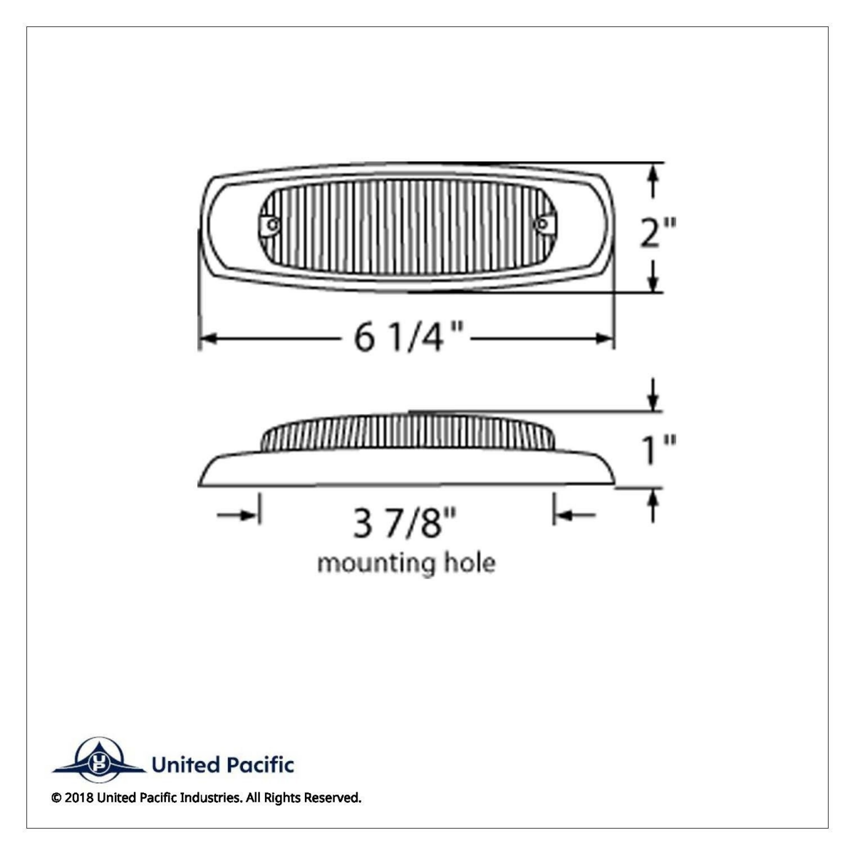 12 LED Rectangular Light (Clearance/Marker) With Chrome Bezel - Amber LED/Clear Lens - Thumbnail 5
