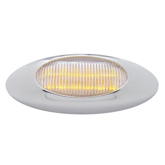 12 LED Phantom I Light (Clearance/Marker) - Amber LED/Clear Lens - Thumbnail 3