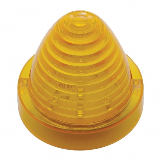 13 LED Beehive Truck-Lite Style Cab Light - Amber LED/Amber Lens