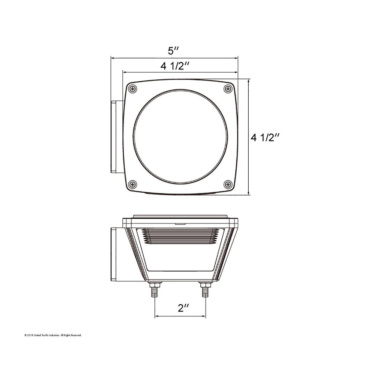 Over 80" Wide LED Submersible Combination Tail Light With License Light (Bulk) - Thumbnail 9