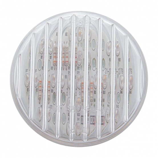 13 LED 2.5" Round Light (Clearance/Marker) - Amber LED/Clear Lens - Thumbnail 2