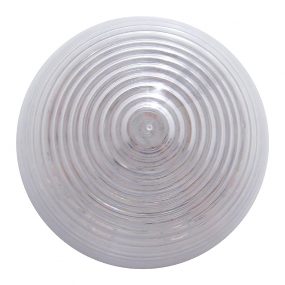 13 LED 2.5" Round Beehive Light (Clearance/Marker) - Amber LED/Clear Lens - Thumbnail 3