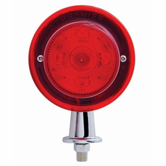 13 LED 1-1/8" Arm Honda Light Kit - Red LED/Red Lens