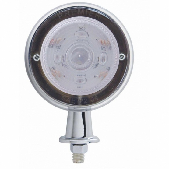 13 LED 1-1/8" Arm Honda Light Kit - Amber LED/Clear Lens