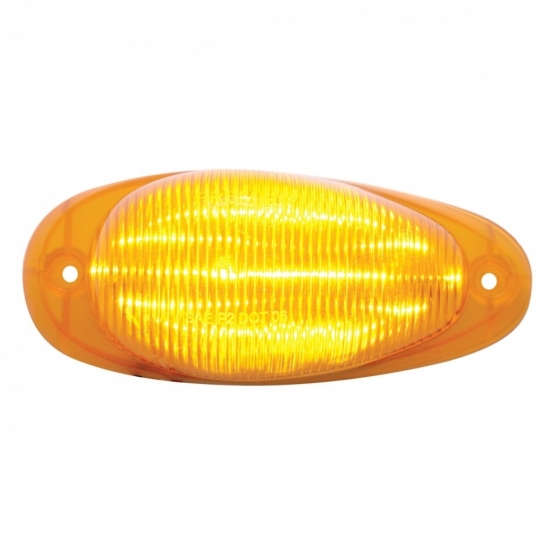 15 LED Freightliner Sleeper Light (Clearance/Marker) - Amber LED/Amber Lens - Thumbnail 3