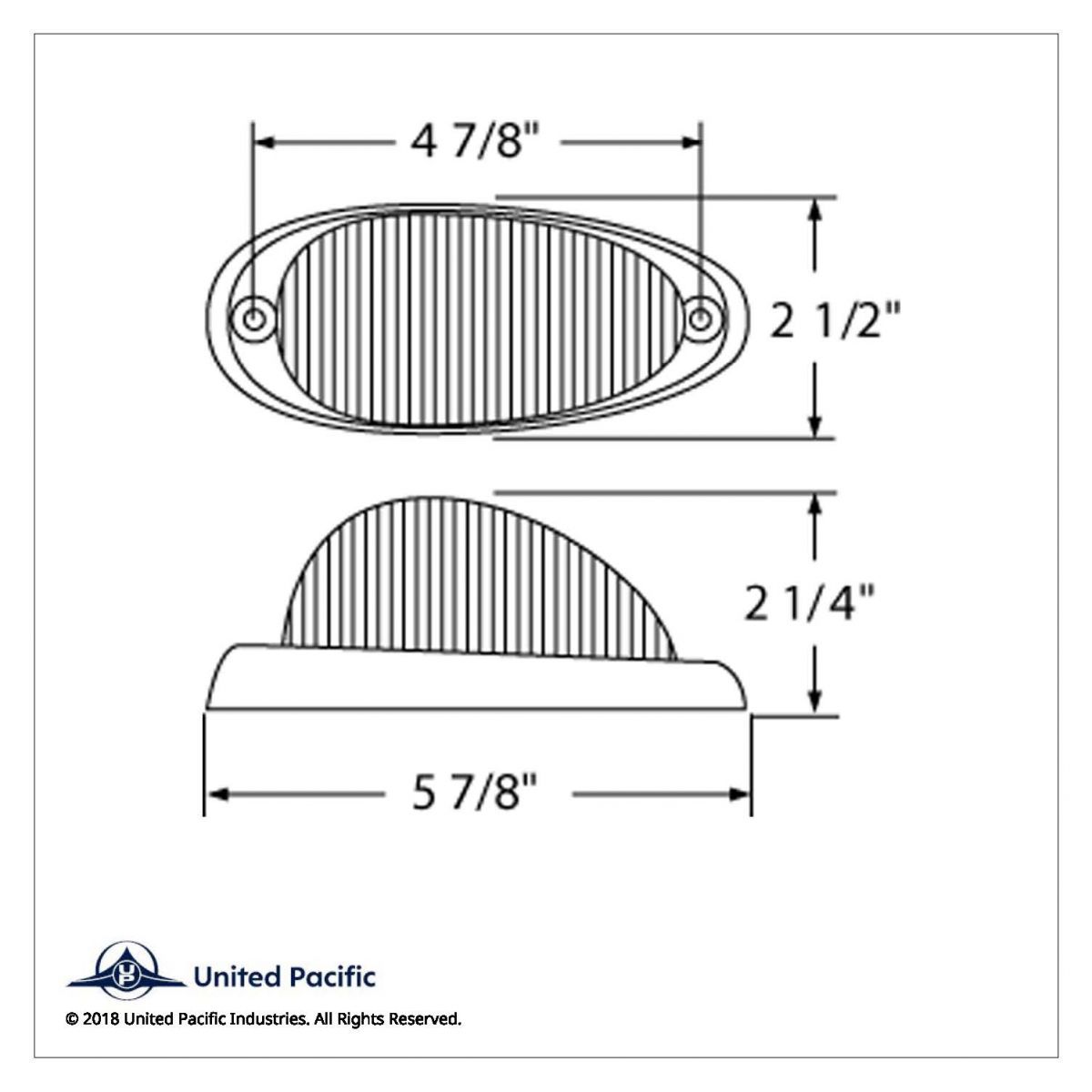 15 LED Freightliner Sleeper Light (Clearance/Marker) - Amber LED/Amber Lens - Thumbnail 7