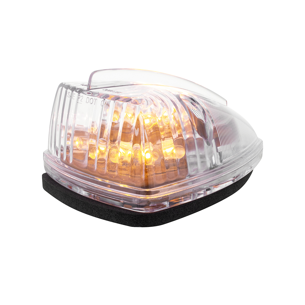 15 LED Pick-Up/SUV Cab Light - Amber LED/Clear Lens - Thumbnail 3