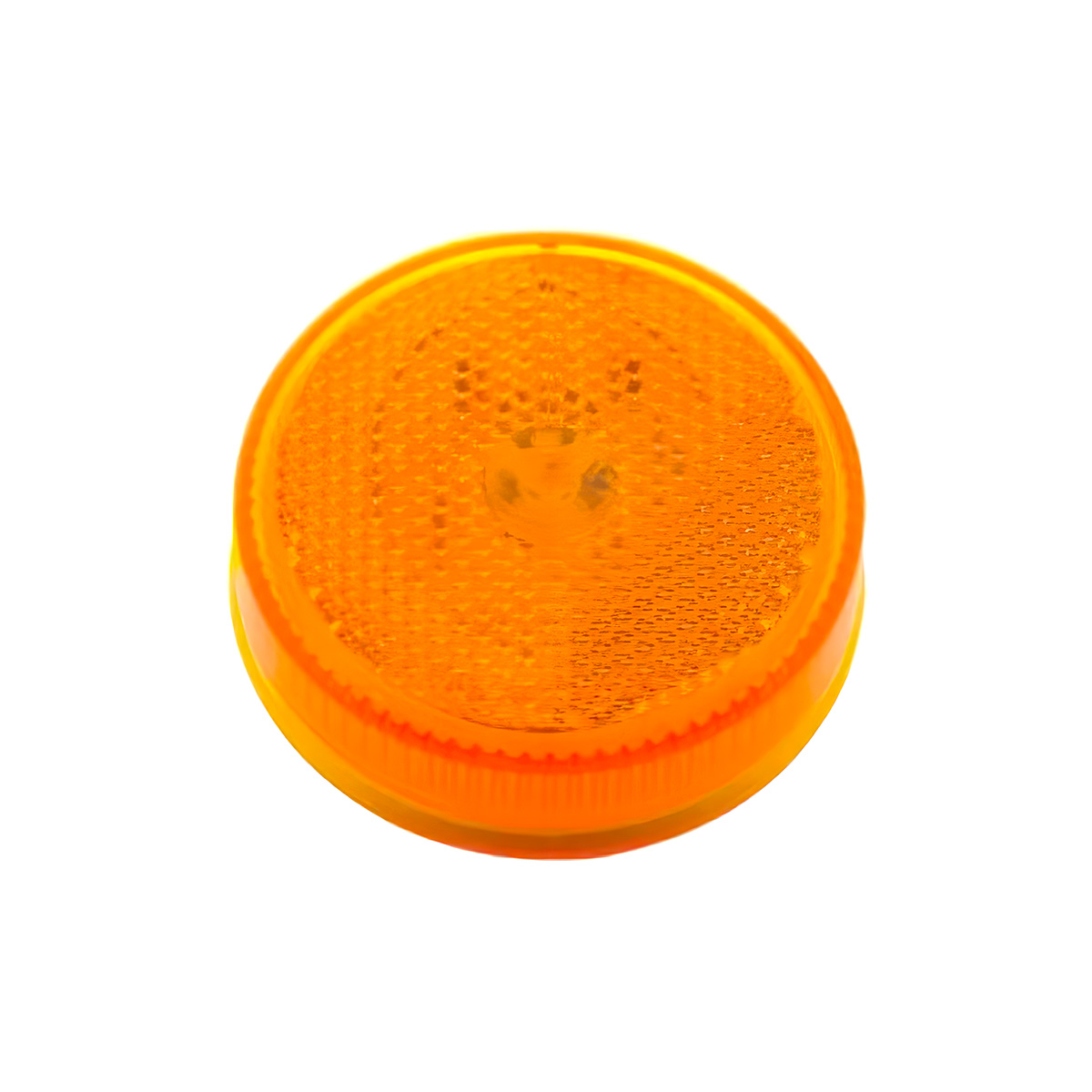 8 LED 2.5" Round Reflectorize Light Kit (Clearance/Marker) - Amber LED/Amber Lens - Thumbnail 2
