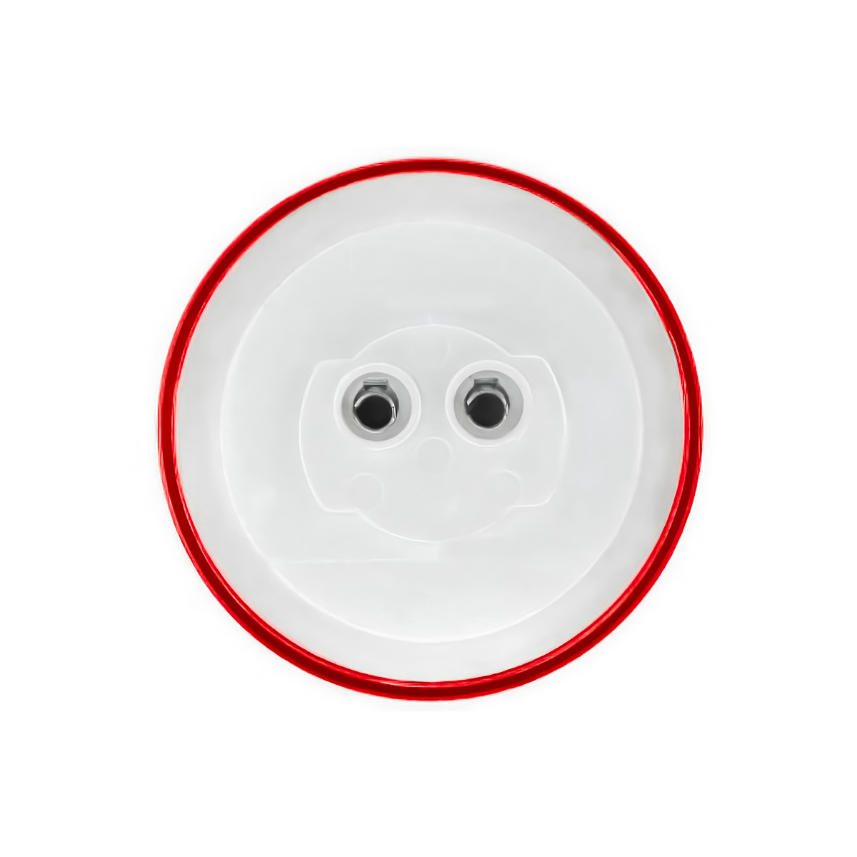 8 LED 2.5" Round Reflectorize Light (Clearance/Marker) - Red LED/Red Lens (Bulk) - Thumbnail 4