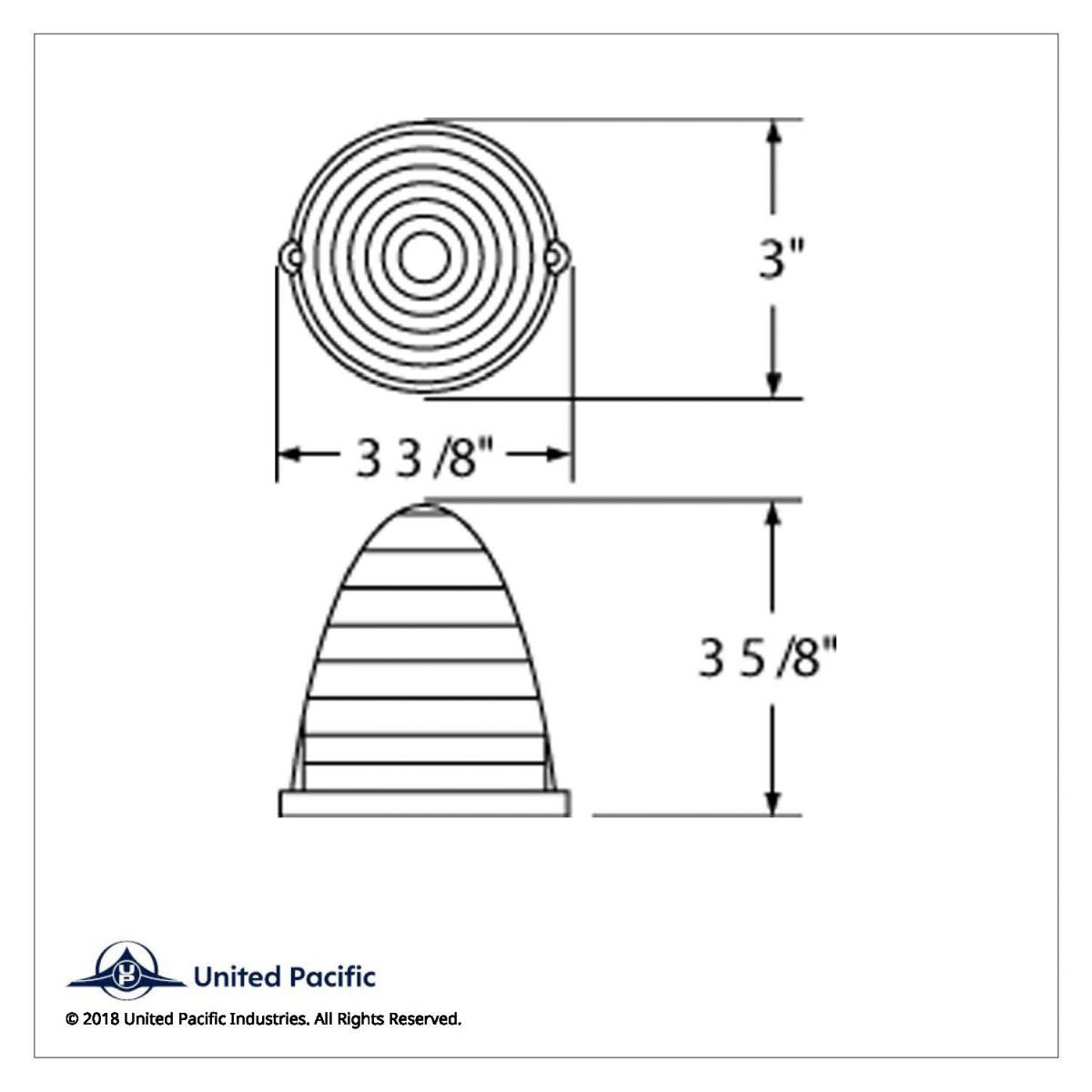 19 LED Beehive Grakon 1000 Cab Light - Amber LED/Clear Lens - Thumbnail 7