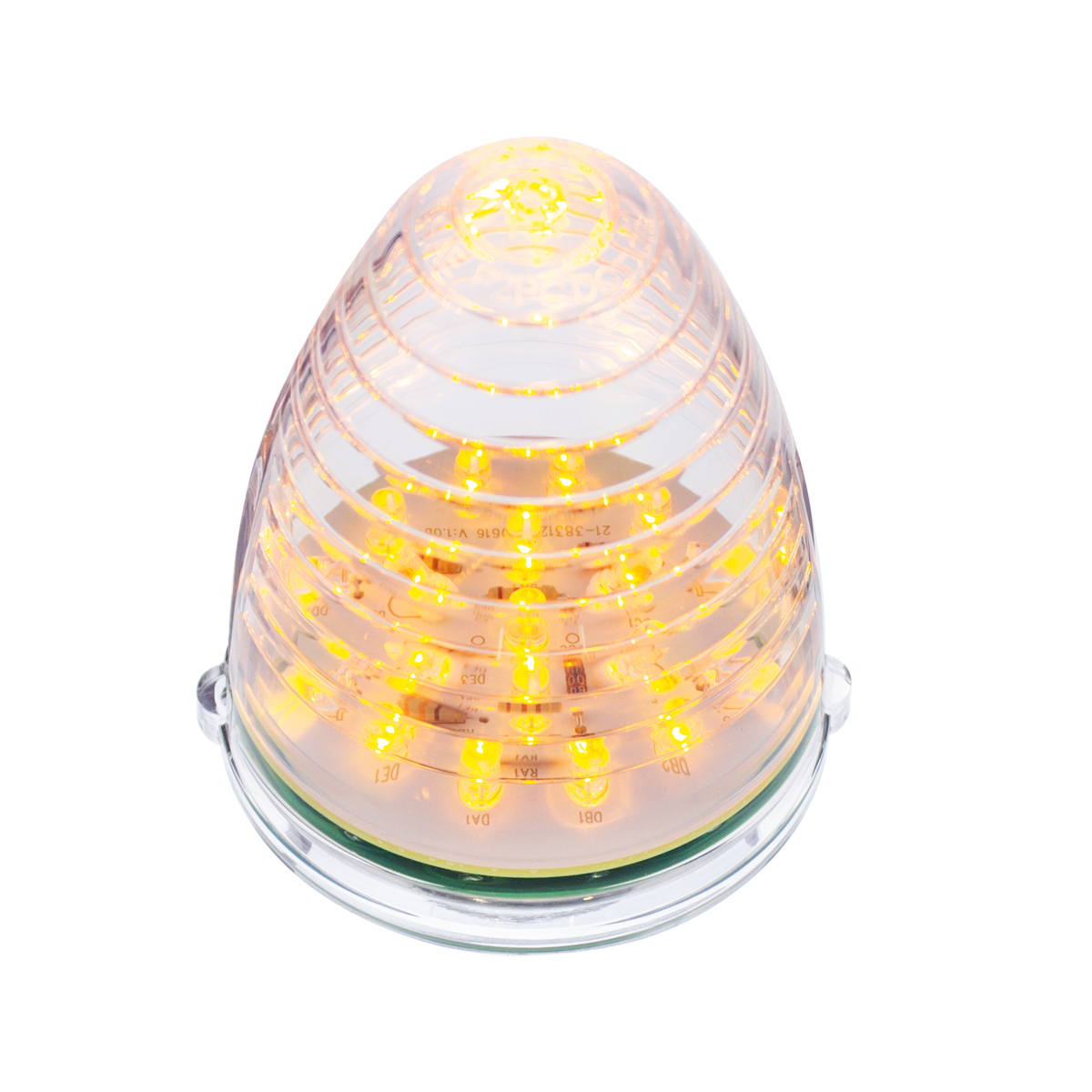 19 LED Beehive Grakon 1000 Cab Light - Amber LED/Clear Lens - Thumbnail 8