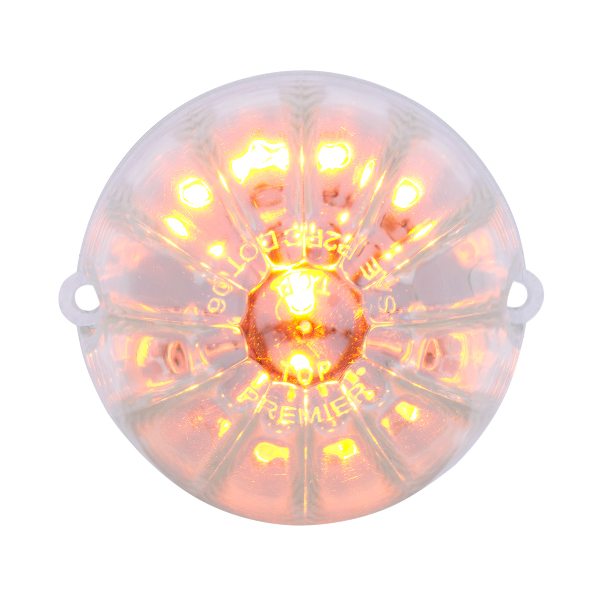 19 LED Watermelon Grakon 1000 Cab Light - Amber LED/Clear Lens - Thumbnail 5