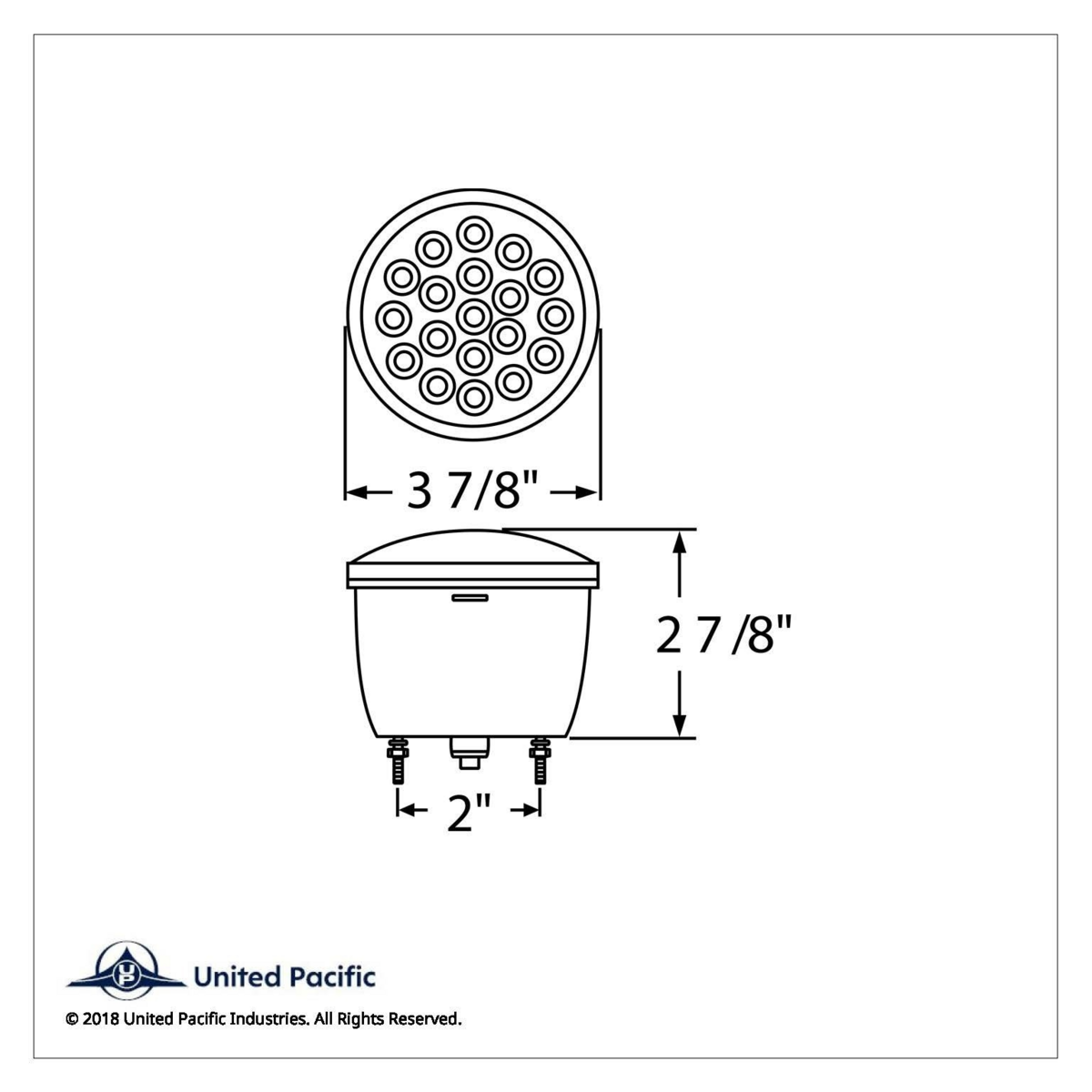 19 LED Stud Mount Light Without License Light (Stop, Turn & Tail) - Passenger (Bulk) - Thumbnail 5