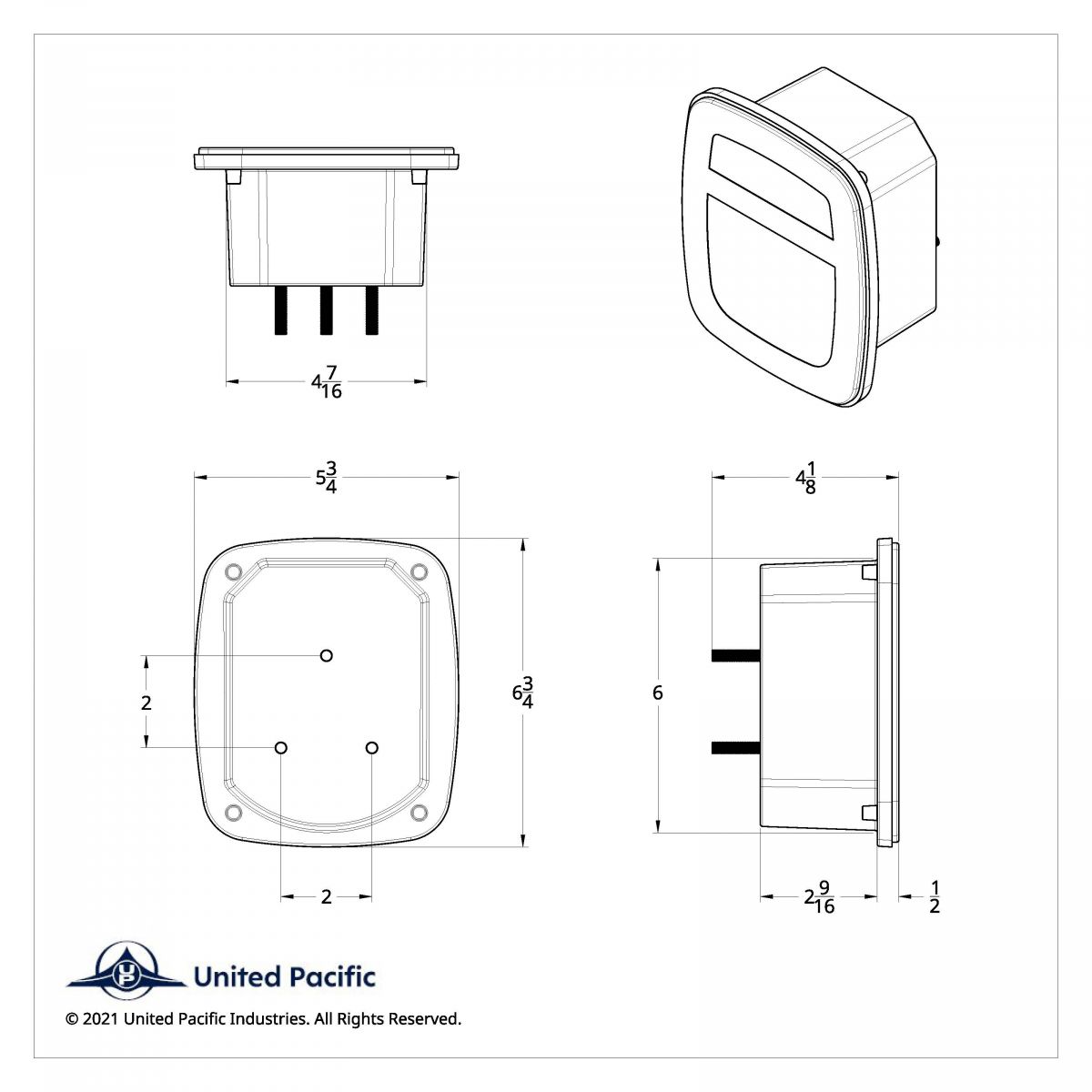 LED Universal Combination Tail Light With License Light - Thumbnail 7