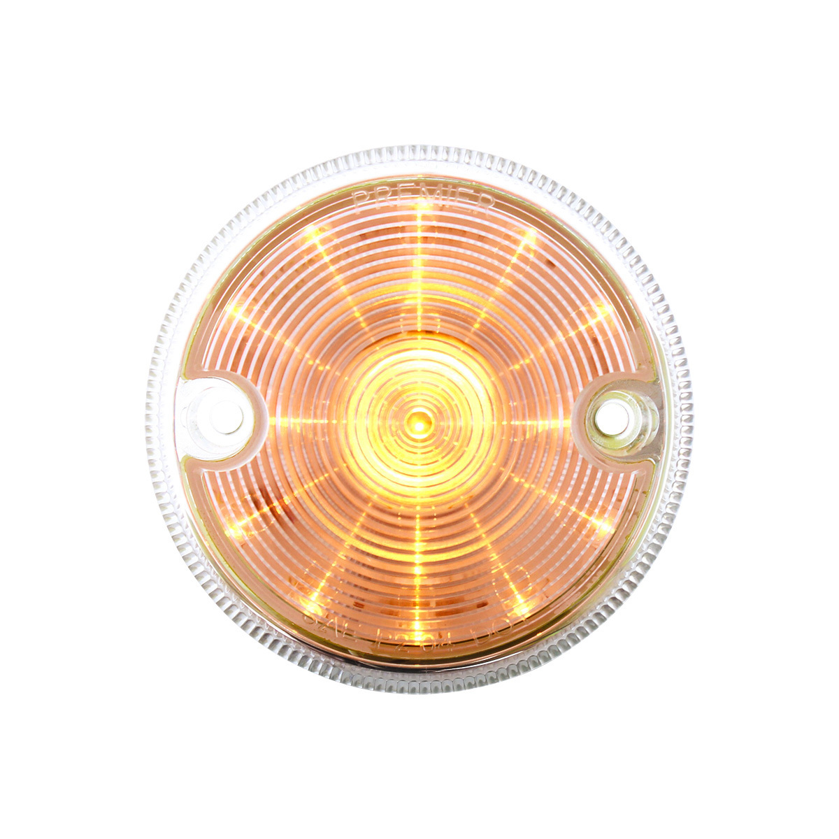 15 LED 3" Series 1 Light Only For Double Face Light Housing - Amber LED/Clear Lens - Thumbnail 5