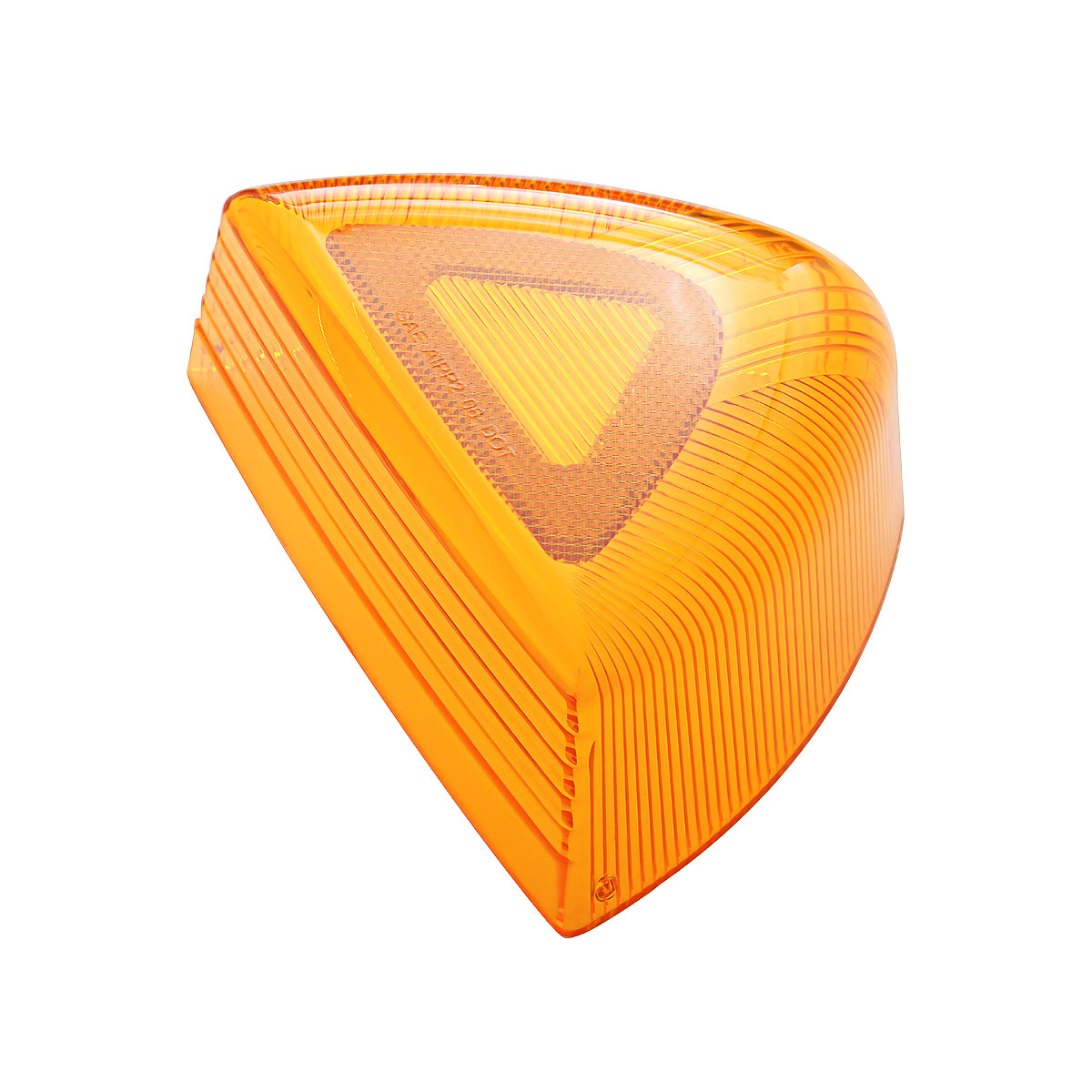 Turn Signal Light Lens For 1987-2007 Peterbilt 379/378/357- Amber - Thumbnail 2