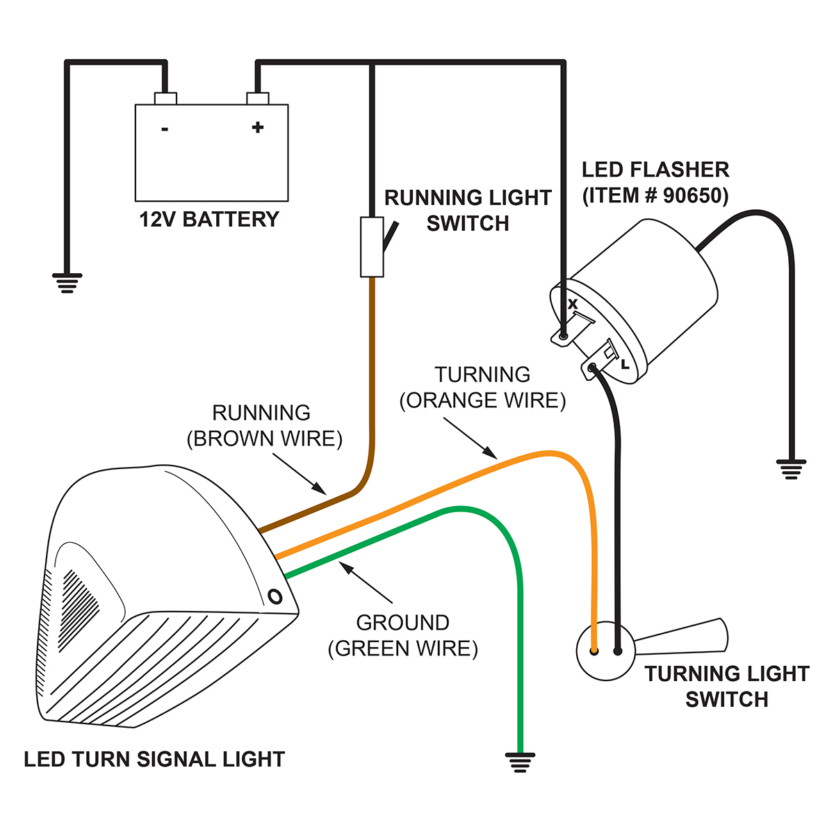 31 LED Turn Signal Light For 1987-2007 Peterbilt 379/378/357  - Amber LED/Amber Lens - Thumbnail 13