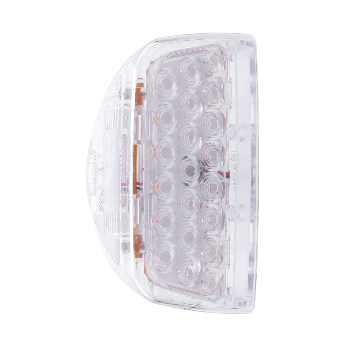 31 LED Turn Signal Light For 1987-2007 Peterbilt 379/378/357  - Amber LED/Clear Lens - Thumbnail 4