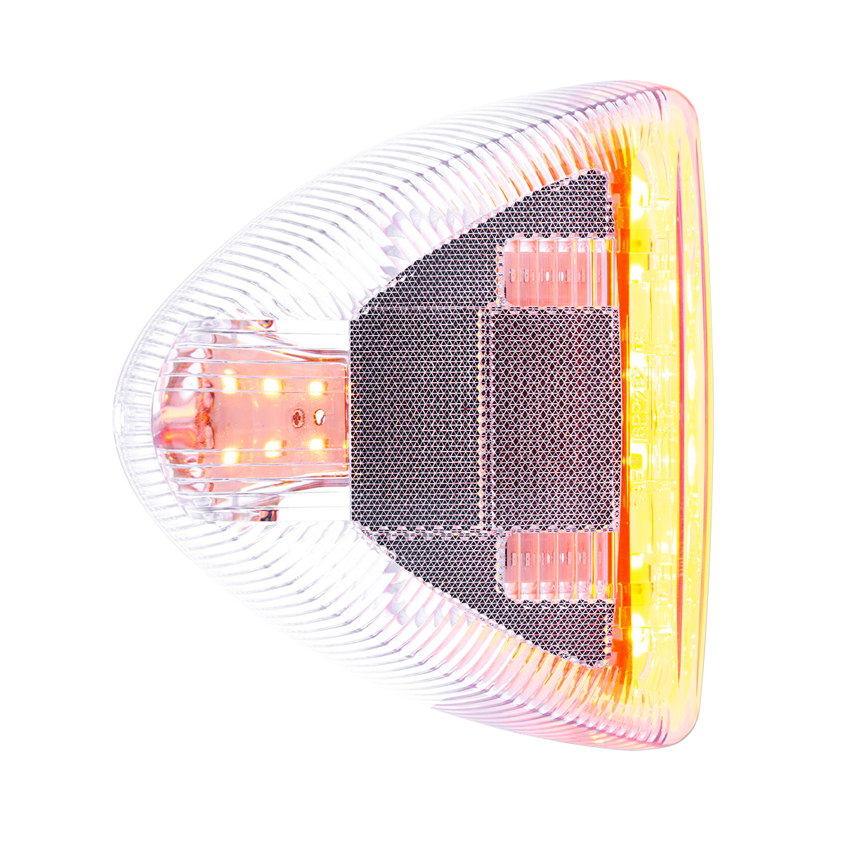 31 LED Turn Signal Light For 1987-2007 Peterbilt 379/378/357  - Amber LED/Clear Lens - Thumbnail 5