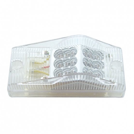 18 LED Reflector Light (Park, Turn & Clearance) - Amber LED/Clear Lens