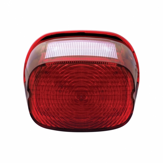 29 LED Tail Light For Harley Motorcycle With 4 LED License Light - Red LED/Red Lens - Thumbnail 2