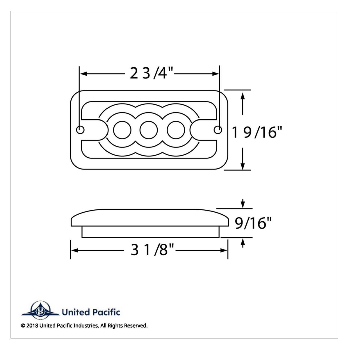 3 LED Light (Clearance/Marker) - Red LED/Clear Lens - Thumbnail 3