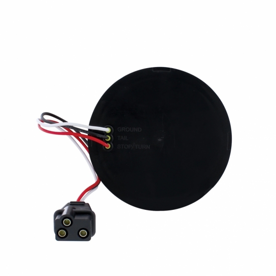 10 LED 4" Round Light (Stop, Turn & Tail) - Red LED/Red Lens (Bulk) - Thumbnail 3