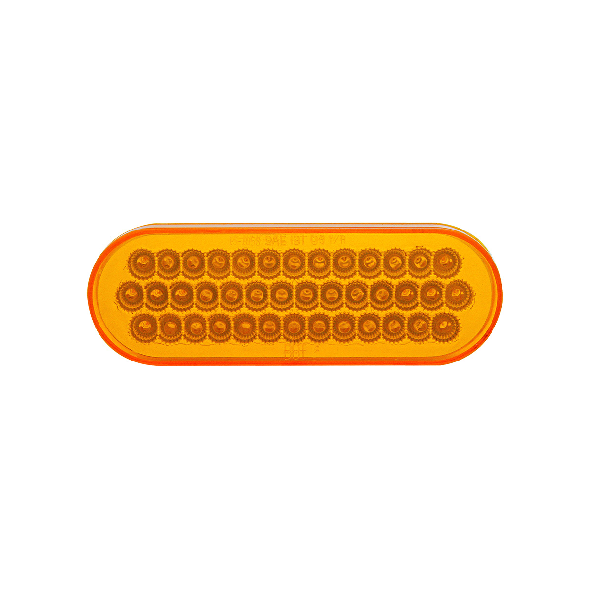 40 LED Oval Turn Signal Light - Amber LED/Amber Lens - Thumbnail 2