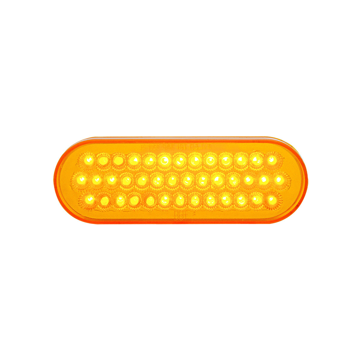40 LED Oval Turn Signal Light - Amber LED/Amber Lens - Thumbnail 6