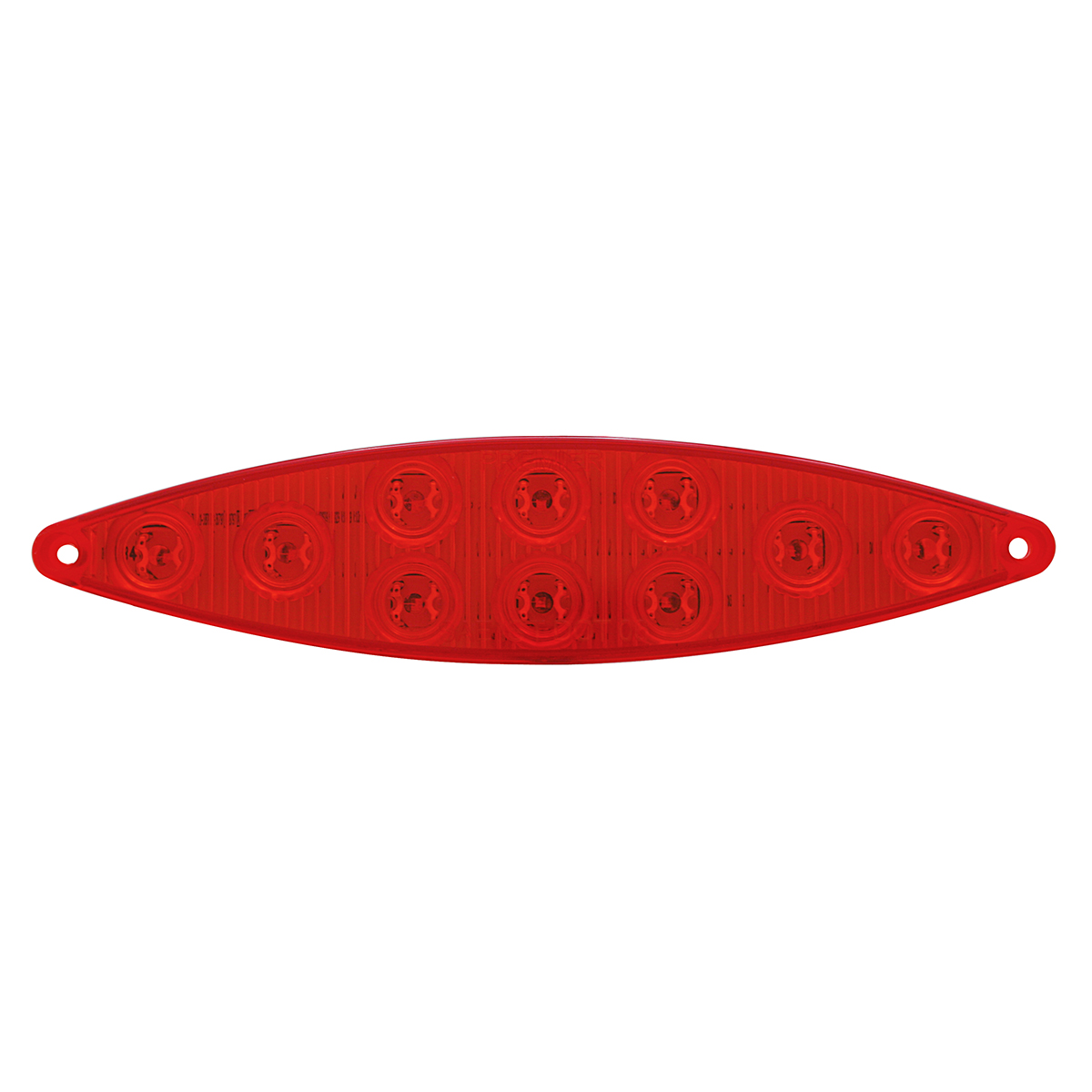 10 LED "Cat's Eye" Light (Stop, Turn & Tail) - Red LED/Red Lens - Thumbnail 2