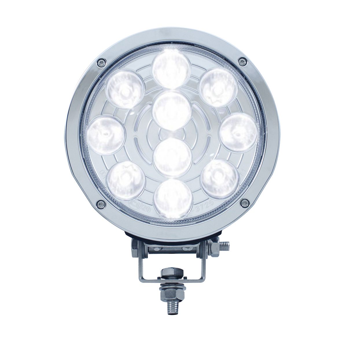 10 High Power 3-Watt LED 7" Driving Light - 1300 Lumens