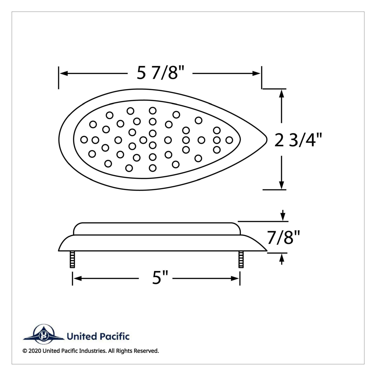 39 LED "Teardrop" Turn Signal Light With Bezel - Amber LED/Clear Lens - Thumbnail 5