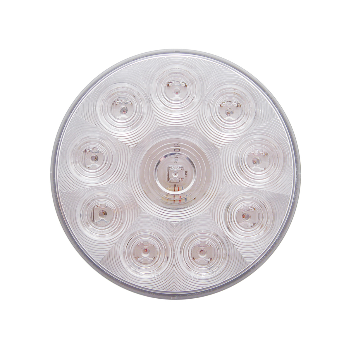 10 LED 4 "Auxiliary/Utility Light - White LED/Clear Lens - Thumbnail 2