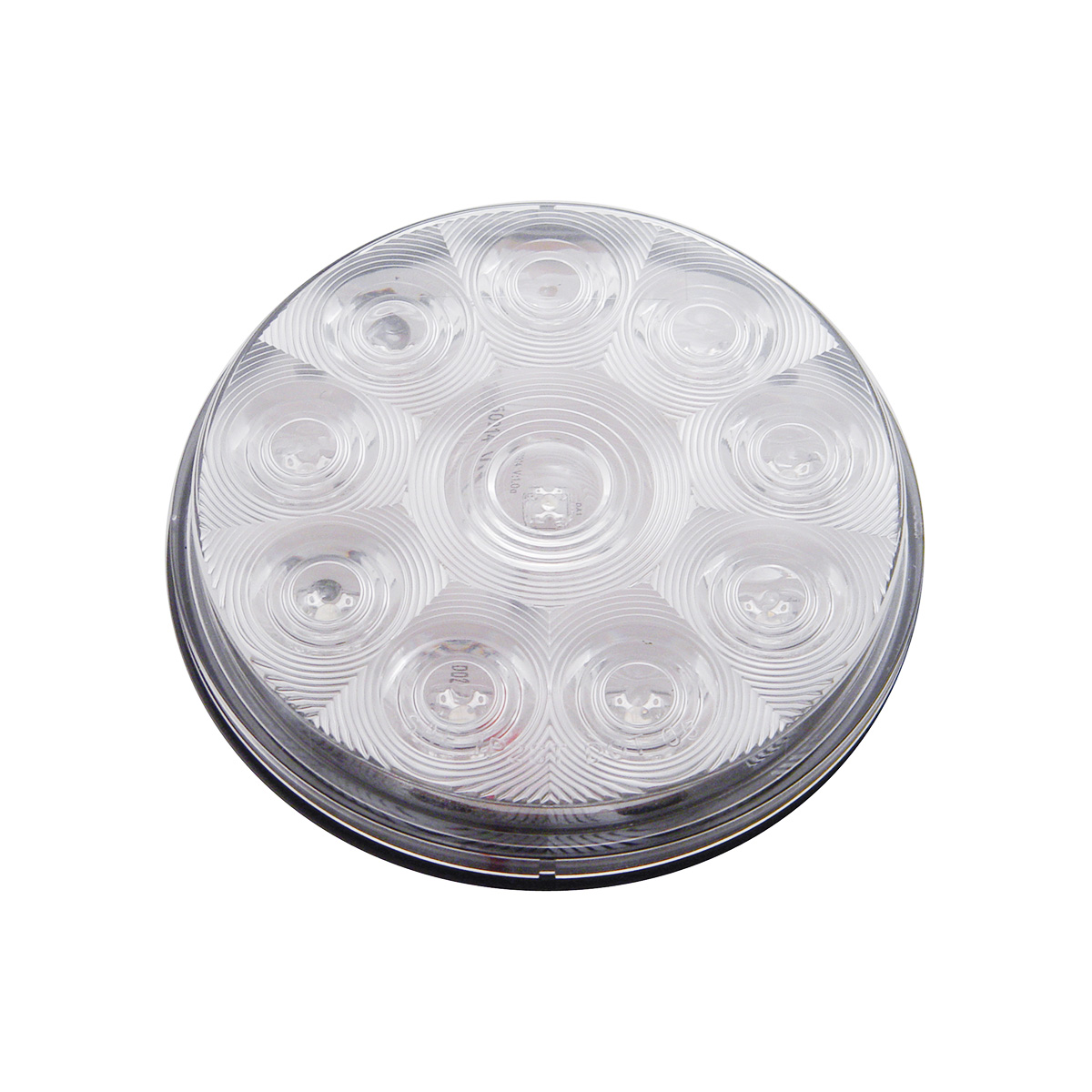 10 LED 4 "Auxiliary/Utility Light - White LED/Clear Lens - Thumbnail 3