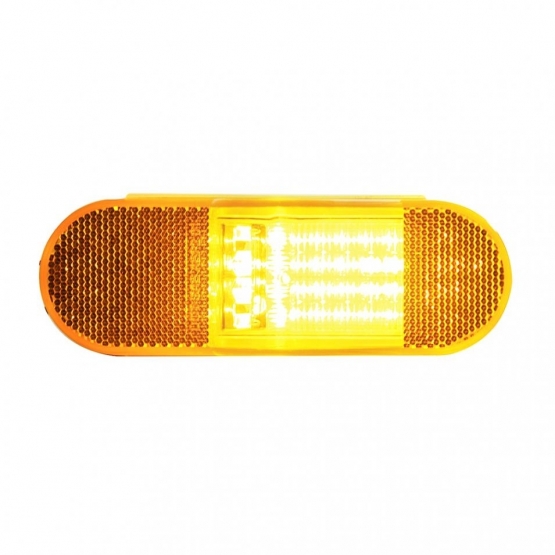 28 LED Mid-Trailer Turn Signal Light - Amber LED/Amber Lens (Bulk) - Thumbnail 2