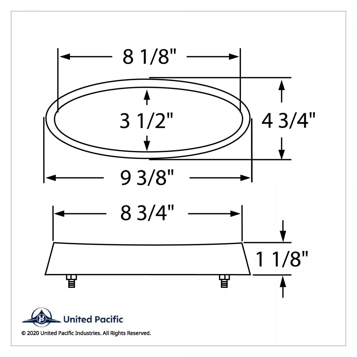 32 LED Large Emblem Light For Peterbilt - Amber LED/Clear Lens - Thumbnail 2